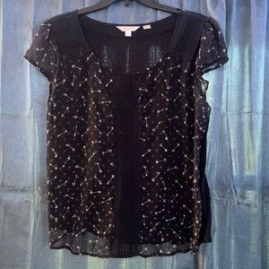 Lauren Conrad black blouse